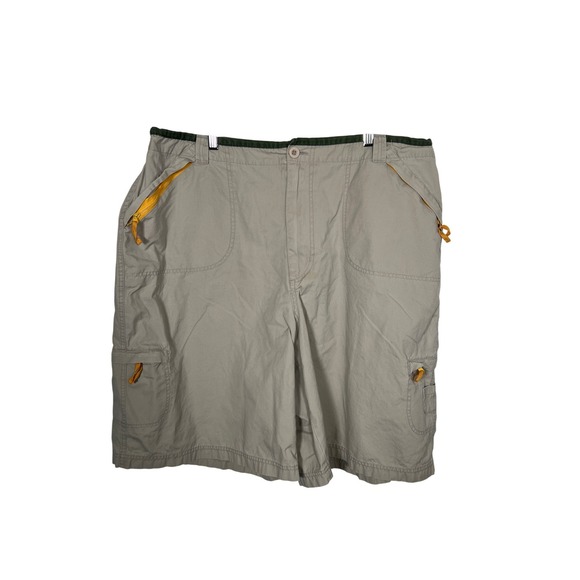 AE Sport & Co Pants - Y2K AE Sport &‎ Co Tan Khaki Cargo Shorts Utility Gorpcore 100% Cotton 20W/39W